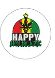 Xmas Weed, Marijuana Edible Icing Cake Topper 02