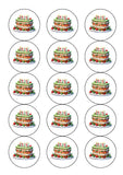 Christmas Cake Topper 04 - Beautiful Christmas Cake