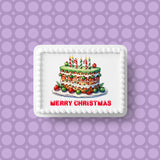 Christmas Cake Topper 04 - Beautiful Christmas Cake