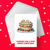 Christmas Cake Topper 04 - Beautiful Christmas Cake