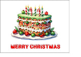 Christmas Cake Topper 04 - Beautiful Christmas Cake