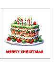 Christmas Cake Topper 04 - Beautiful Christmas Cake