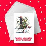 Christmas Card 05 - Funny dancing Christmas Tree