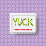 Christmas Cake Topper 08 - Funny YUCK Brussel Sprouts