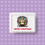 Christmas Cake Topper 12 - ELF .... OMG Santa....I know him!