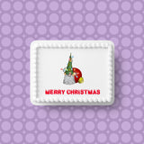 Christmas Cake Topper 25 - From our GNOME to yours