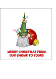 Christmas Cake Topper 25 - From our GNOME to yours