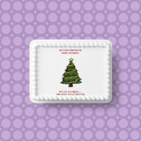 Christmas Cake Topper 28 - Funny Cost of Living