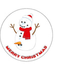 Christmas Cake Topper 30 - Funny, Rude, Snowman & Carrot