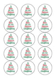 Christmas Cake Topper 35 - Joy, Love, Hope, Peace