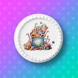 Christmas Cake Topper 36 - Christmas Candy Sweets
