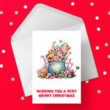 Christmas Cake Topper 36 - Christmas Candy Sweets