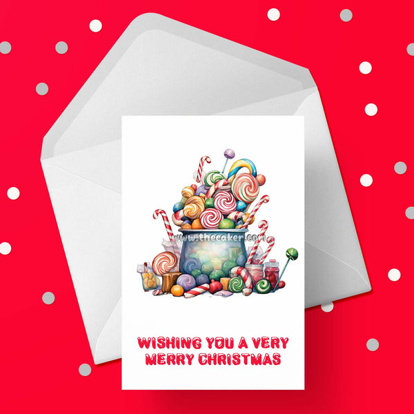 Christmas Card 36 - Delicious Christmas Candy / Sweets