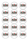 Christmas Cake Topper 38 - JESUS the reason for the season