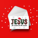 Christmas Cake Topper 38 - JESUS the reason for the season