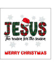 Christmas Cake Topper 38 - JESUS the reason for the season