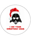 Christmas Cake Topper 22 - Funny Darth Vader for Star Wars fan