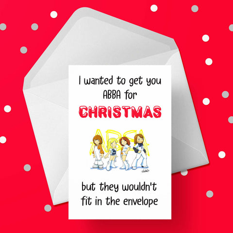 Funny Christmas Card with ABBA