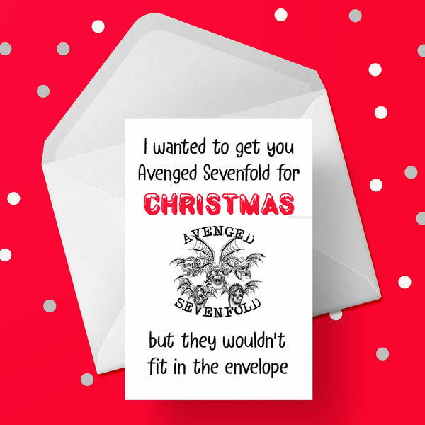 Funny Christmas Card with Avenged SevenFold