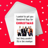Funny Christmas Card with Backstreet Boys