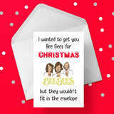 Funny Christmas Card with Bee Gees