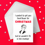 Funny Christmas Card with David Bowie