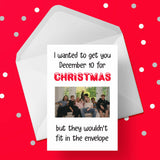 Funny Christmas Card with December 10