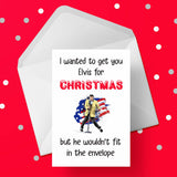 Funny Christmas Card with Elvis