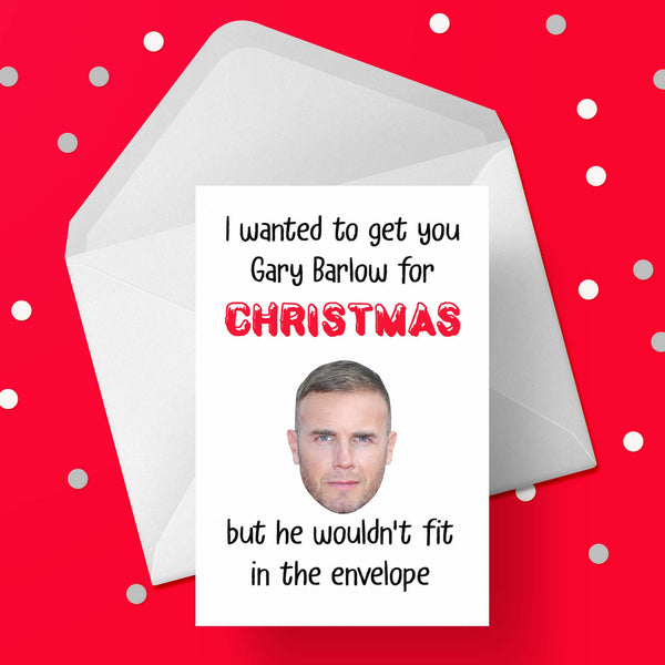 Funny Christmas Card with Gary Barlow