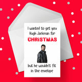 Funny Christmas Card with Hugh Jackman