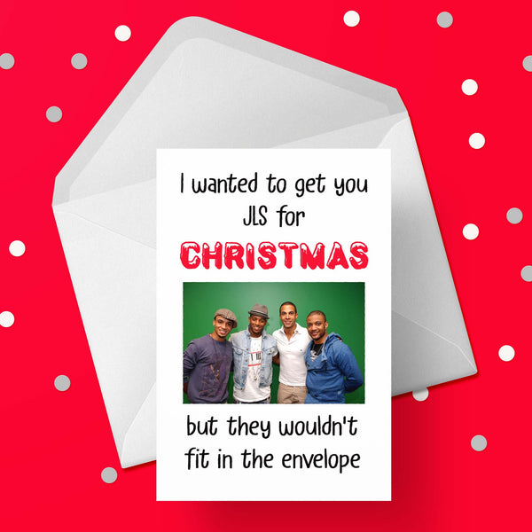 Funny Christmas Card with JLS