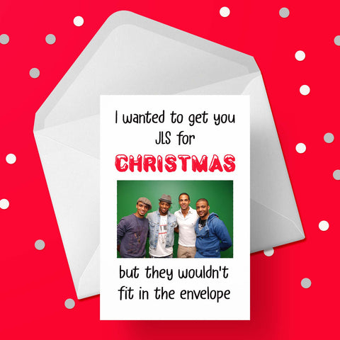 Funny Christmas Card with JLS