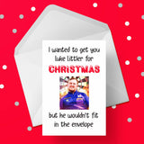 Funny Christmas Card with Luke Littler