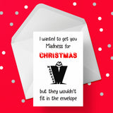 Funny Christmas Card with Madness
