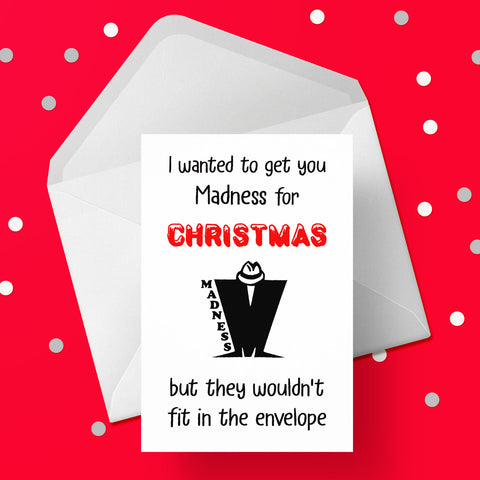 Funny Christmas Card with Madness