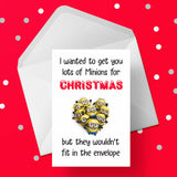 Funny Christmas Card with Minions