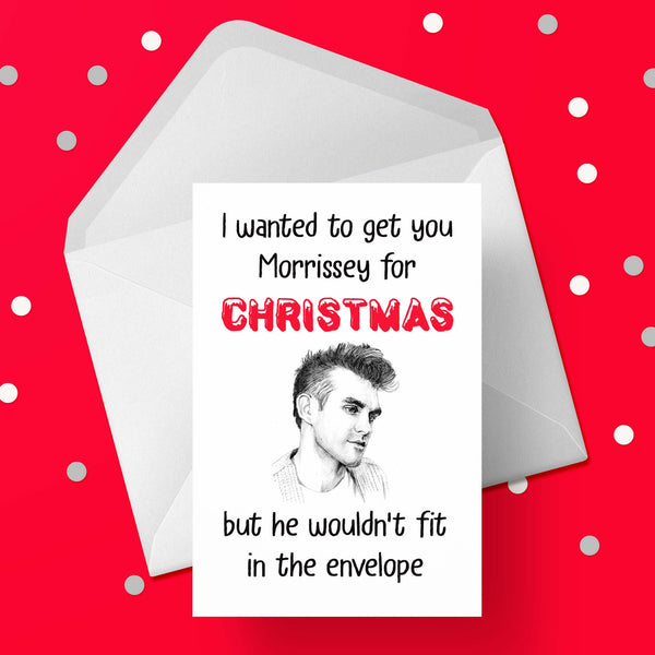 Funny Christmas Card with Morrissey