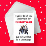 Funny Christmas Card with One Direction