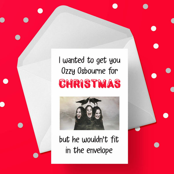 Funny Christmas Card with Ozzy Osbourne