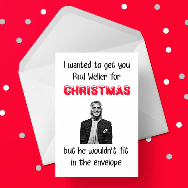 Funny Christmas Card with Paul Weller