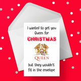 Funny Christmas Card with Queen (the band) / Freddie Mercury