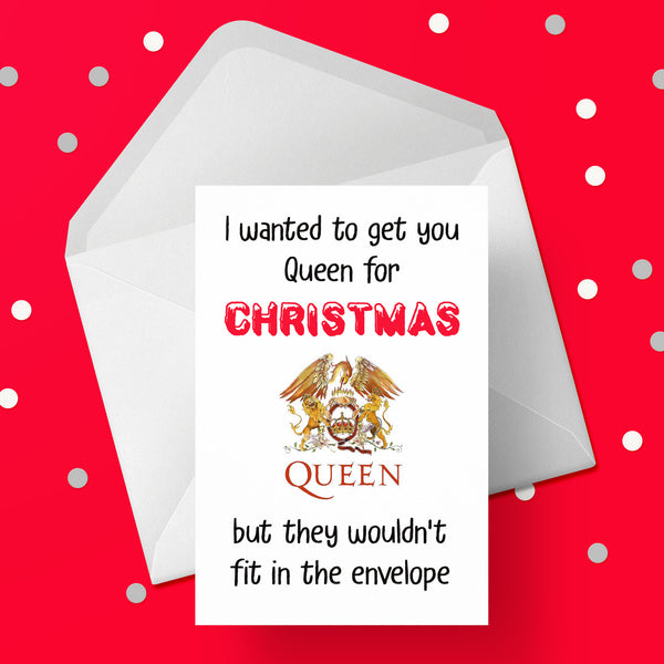 Funny Christmas Card with Queen (the band) / Freddie Mercury