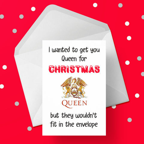 Funny Christmas Card with Queen (the band) / Freddie Mercury