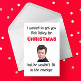 Funny Christmas Card with Rick Astley