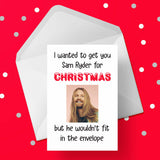 Funny Christmas Card with Sam Ryder