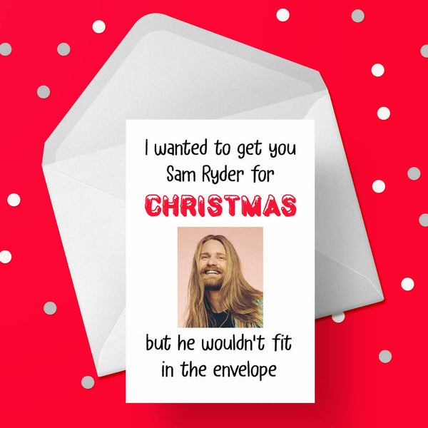 Funny Christmas Card with Sam Ryder
