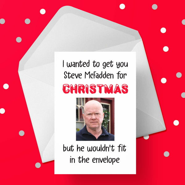 Funny Christmas Card with Steve McFadden / Phil Mitchell