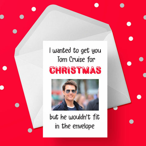 Funny Christmas Card with Tom Cruise