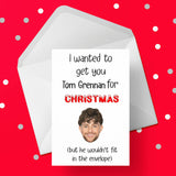Funny Christmas Card with Tom Grennan
