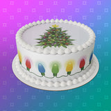Xmas Weed, Marijuana Edible Icing Cake Topper 04